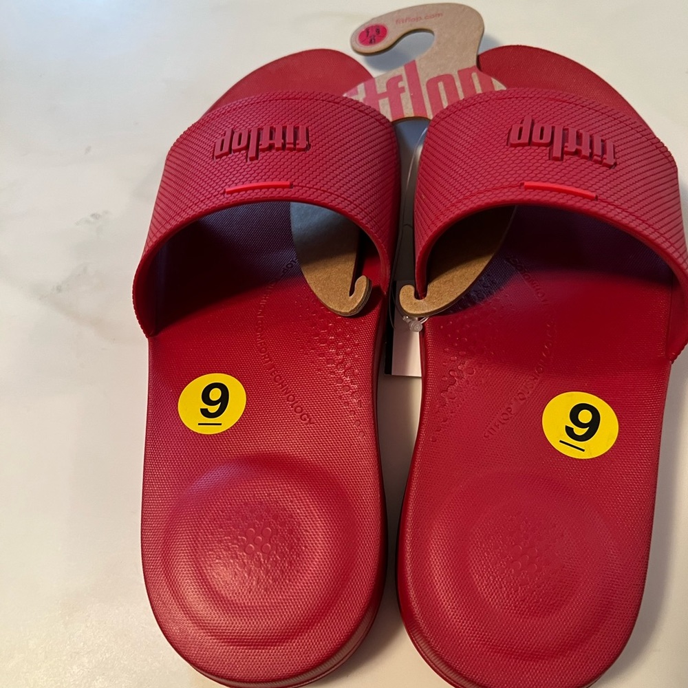 NWT Fitflops scarlet red.